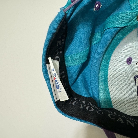 Charlotte Hornets Vintage Snapback Hat Cap NBA New 90's NWT - Picture 5 of 7